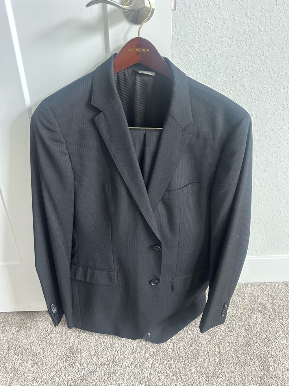 Hugo Boss 2 piece suit set in black